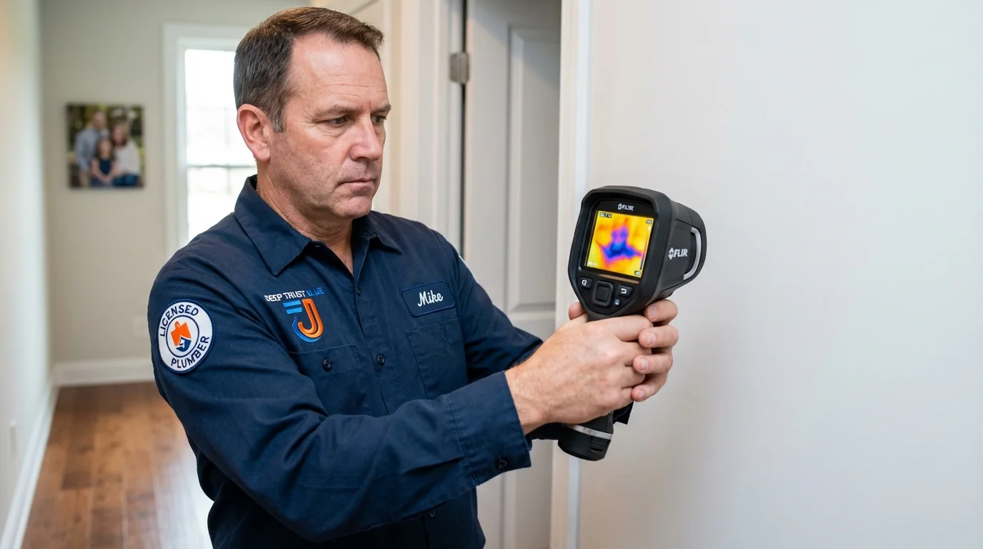 Thermal imaging leak detection by Johns Plumbing LLC in Great Neck